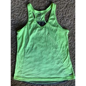 Medium bright green workout tank